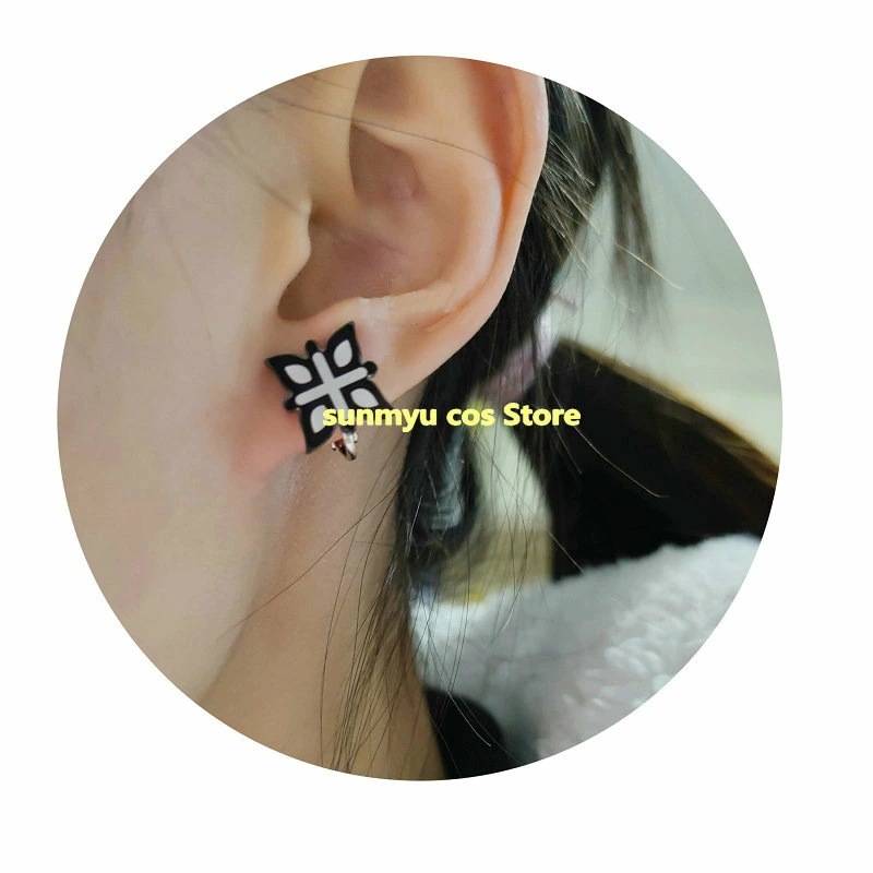 原神 Arlecchino　アルレッキーノ 　イヤリング　コスプレ道具　アクセサリー