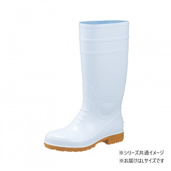 福山ゴム工業　長靴 ガロア 1　L ホワイト BB14700