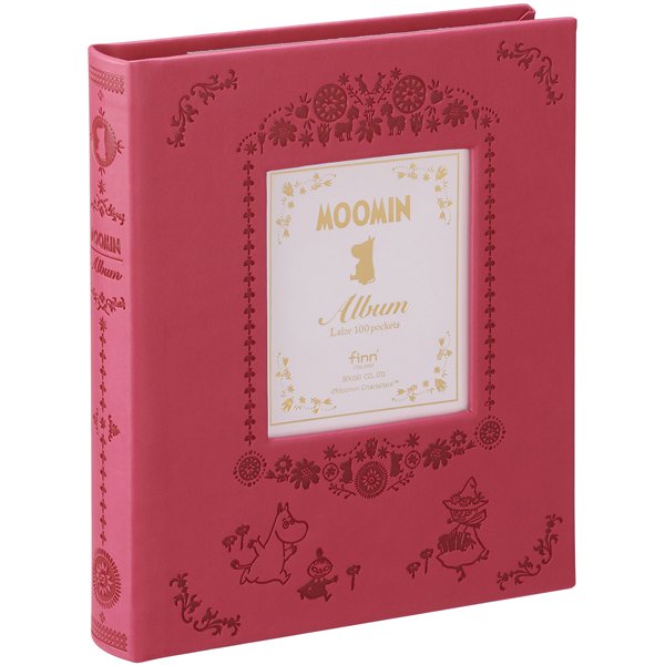 （まとめ買い）ムーミンxfinn’ フレームアルバム ピンク MUMN-7355-21 [x3]