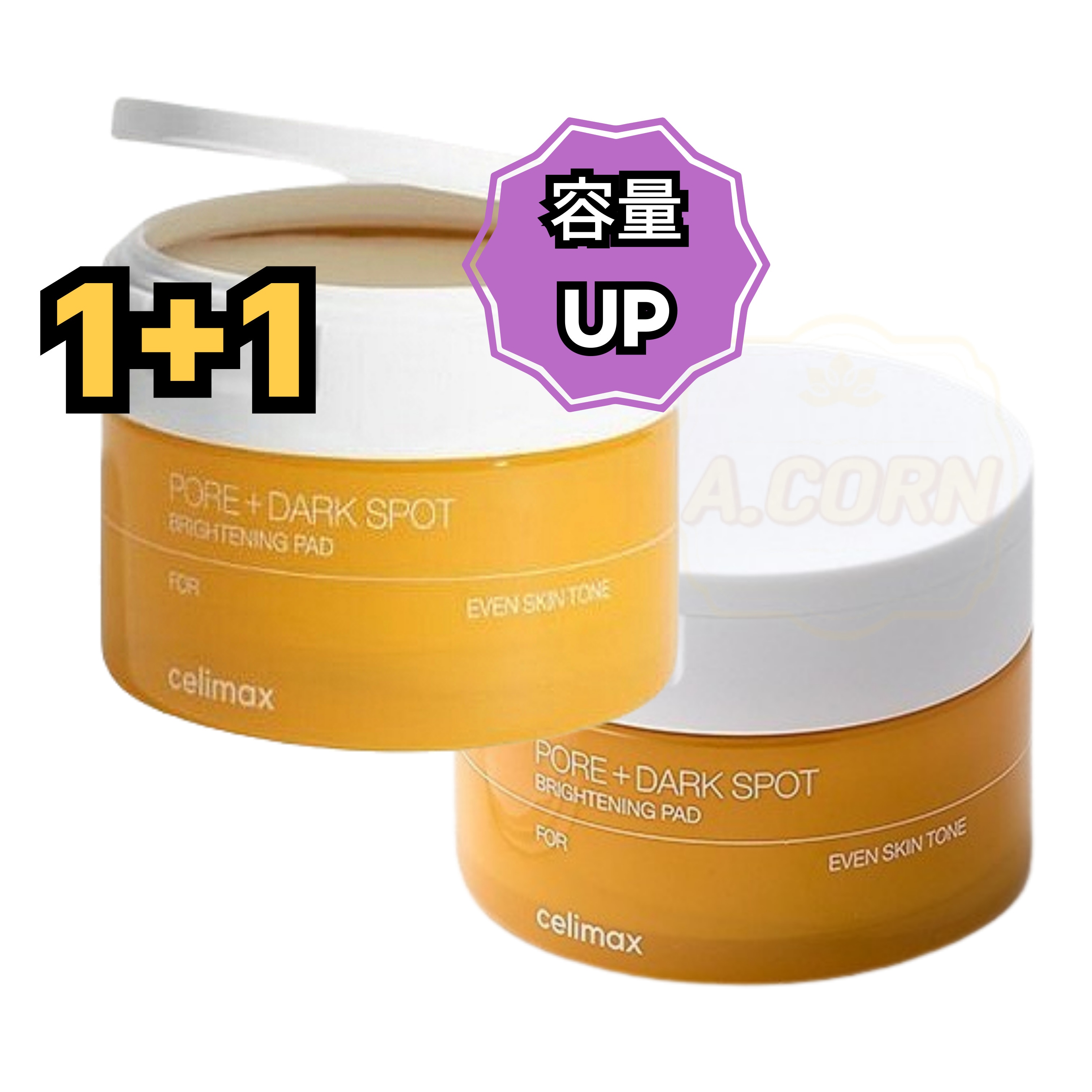 [容量UP 2個]ポア ブライトニング シミケアパッド 80枚 / トラネキサム酸/ ナイアシンアミド/韓国コスメ/トナーパッド/毛穴ケア/角質ケア/ピーリング / テカリ/メラニンケア/ ニキビ肌