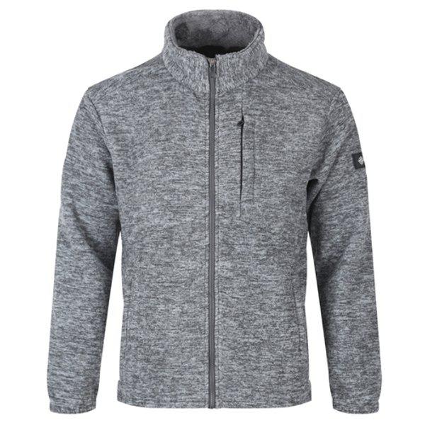 メンズソフトボア起毛フリースジップアップ BR-JUW-Q005-グレー