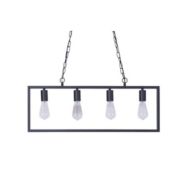 北欧風 ペンダントライト/照明器具 LHT-741 幅80奥行4.5高さ34cm スチール アルミ リビング ダイニング 店舗 飲食店