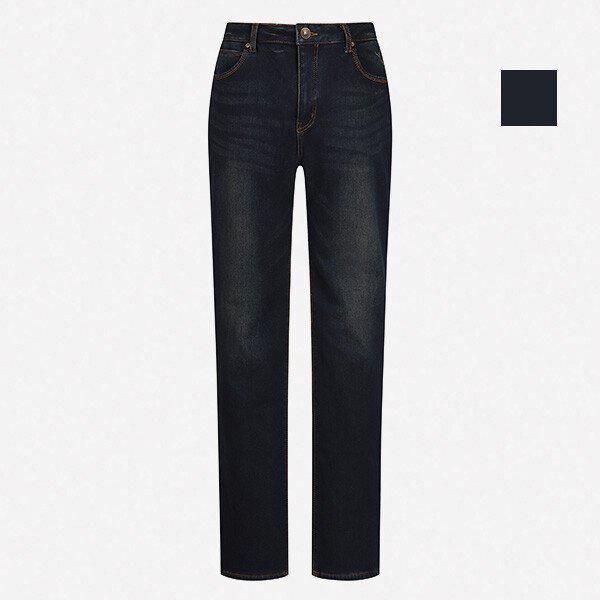 共用ポケットステッチボンディングスリムフィットジーンズ(NQI894)