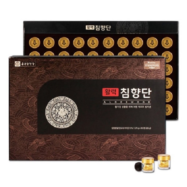 鍾根堂健康 活力沈香丸 3.75g x 60丸/インドネシア産沈香粉末5％含有 6,582円