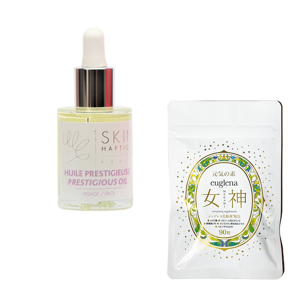 お得セットユーグレナ女神90粒＋デリケートオイルセラム　30ml　【正規品保証】