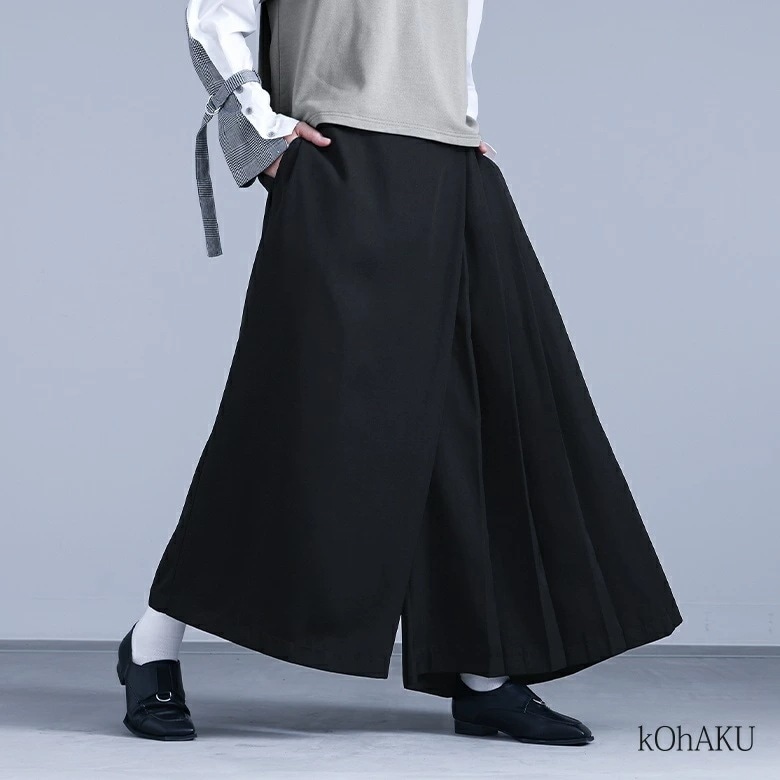 パンツ レディース ボトムス ワイドパンツ プリーツ ワイド ロング丈 マキシ丈 フルレングス アシンメトリー アシメ ウエストゴム 長ズボン 個性派 ハイデザイン モード 楽 デイリー ゆったり カ