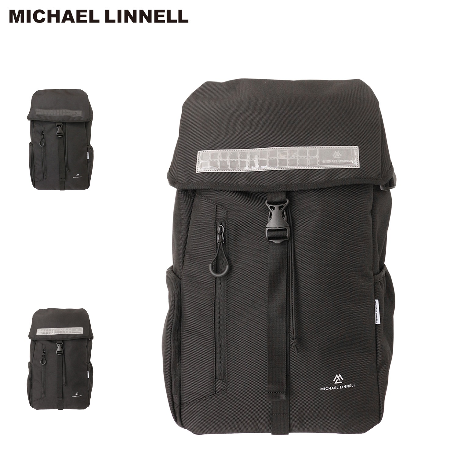 リュック バッグ バックパック メンズ レディース 32L 大容量 軽量 通勤 通学 ブラック シルバー 黒 ML-008RE