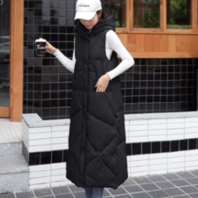 ベストダウン ホワイト ブラック ブルー ピンク アウター コート ジャケット スリム 細身