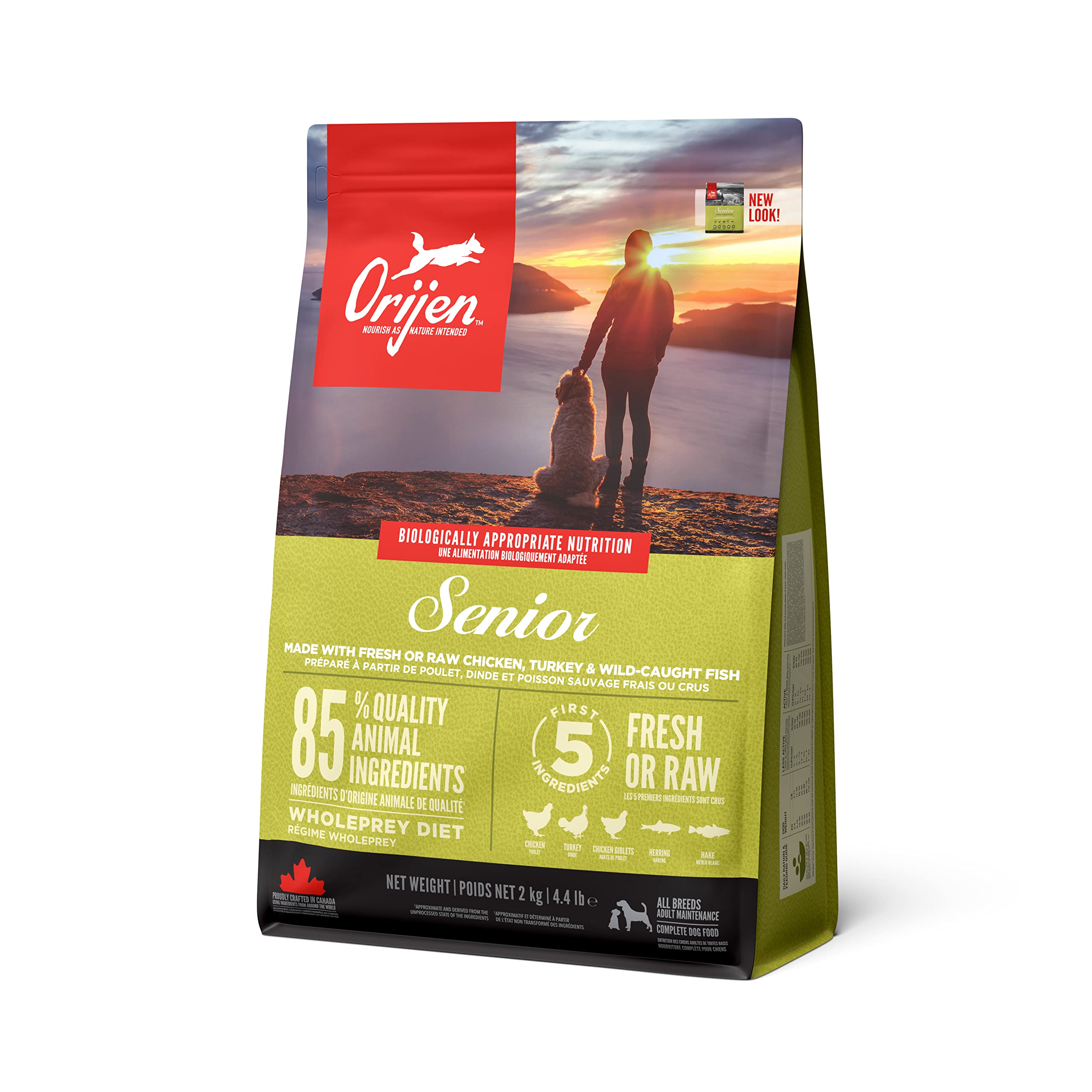 【正規品】カナダ産 オリジン シニア 2kg Orijen dogfood senior