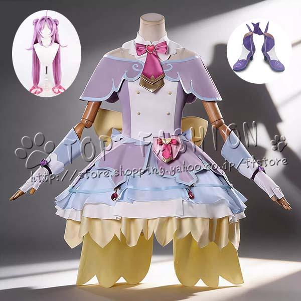 44名探偵プリキュア明智あんな コスプレ衣装 ウィッグ 靴 クリスマス ハロウィン 文化祭