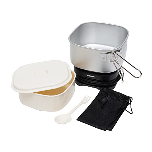 ヤザワコーポレーション YAZAWA マルチクッカー トラベルクッカー 電気調理器 コンパクト 電圧切替 アウトドア スプーン フォーク 付属 旅行 トラベル 海外 ホワイト 沸かす 蒸す 炊く 煮込