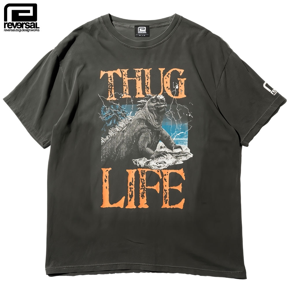 【reversal/リバーサル】Tシャツ 半袖 コットン/UMIIGUANA COTTON TEE rv24ss006ストリート スケーター スポーツ アクティブ 格闘技
