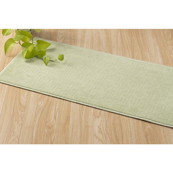 スミノエ アレルブロック 廊下敷き ホームミスト 88350cm グリーン メーカー直送