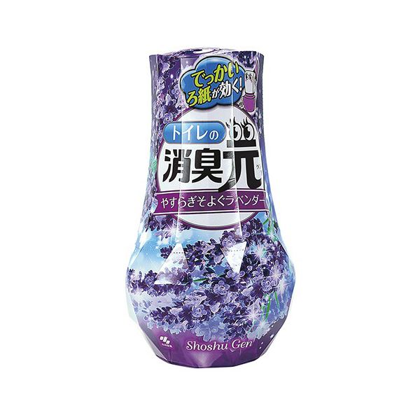 （まとめ）小林製薬 トイレの消臭元やすらぎそよぐラベンダー 400ml 1セット（5個）5セット