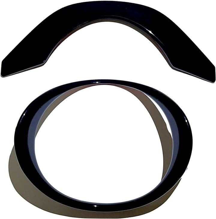 新型 ヴェゼル RV系 RV3 RV4 RV5 RV6 ステアリングパネル ステアリングガーニッシュ 2pcs セット ピアノ ブラック 内装 カスタム パーツ( ピアノ ブラック)