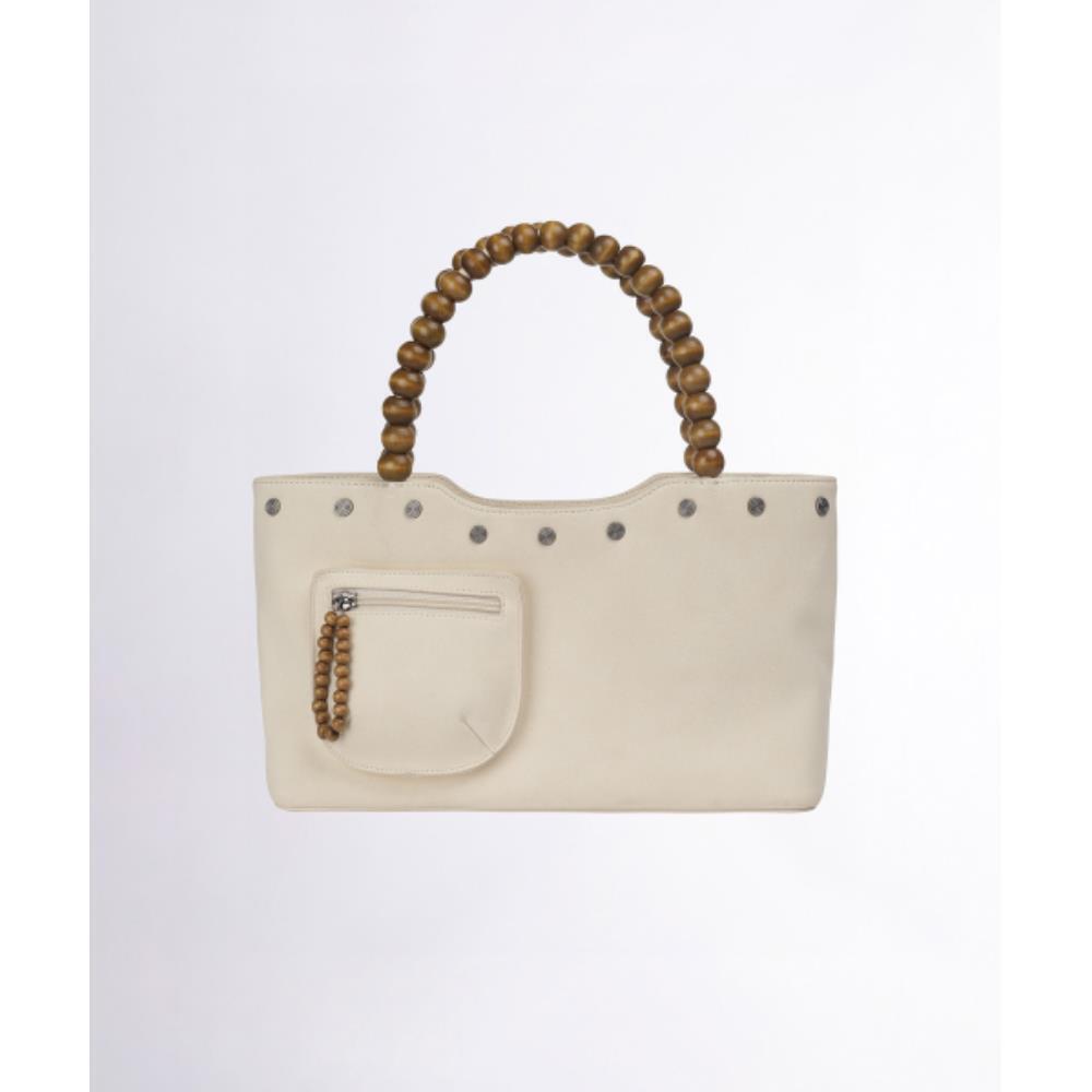 スカルプター Zen Wood Beads Bag Raw SC24A506IV