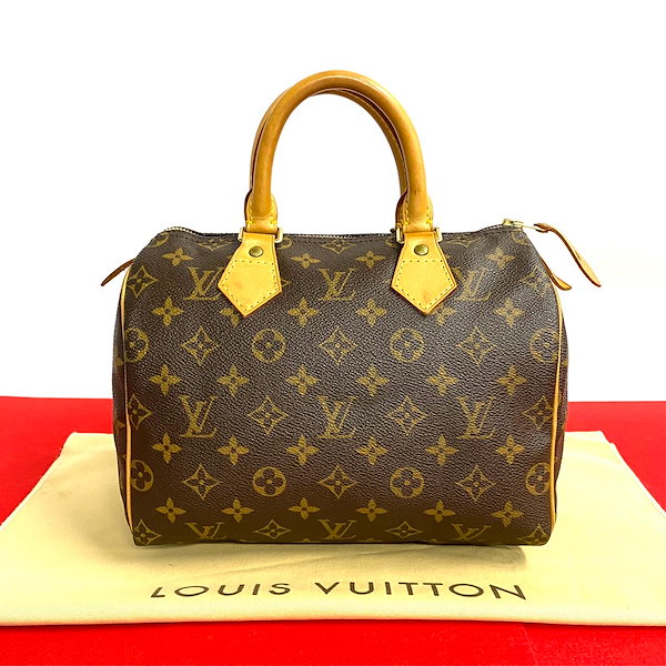 Qoo10] Louis Vuitton ヴィンテージ スピーディ25 モノグラム