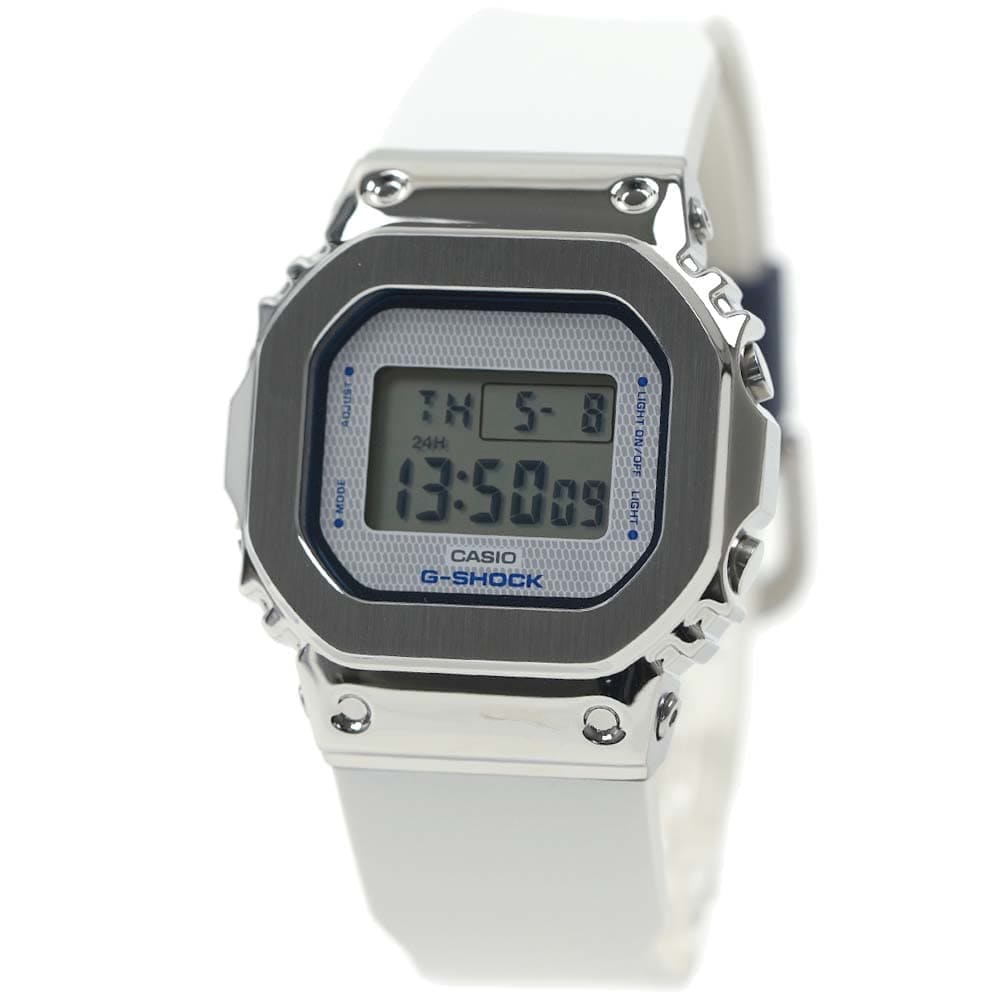 カシオ Gショック ジーショック 腕時計 メンズ レディース ユニセックス シルバー ホワイト CASIO G-SHOCK GM-S5600LC-7
