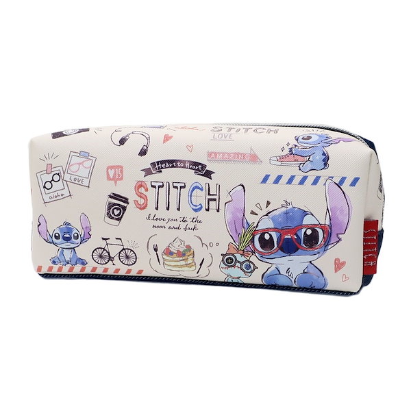 Qoo10] スティッチ 筆箱 ペンケース ディズニー