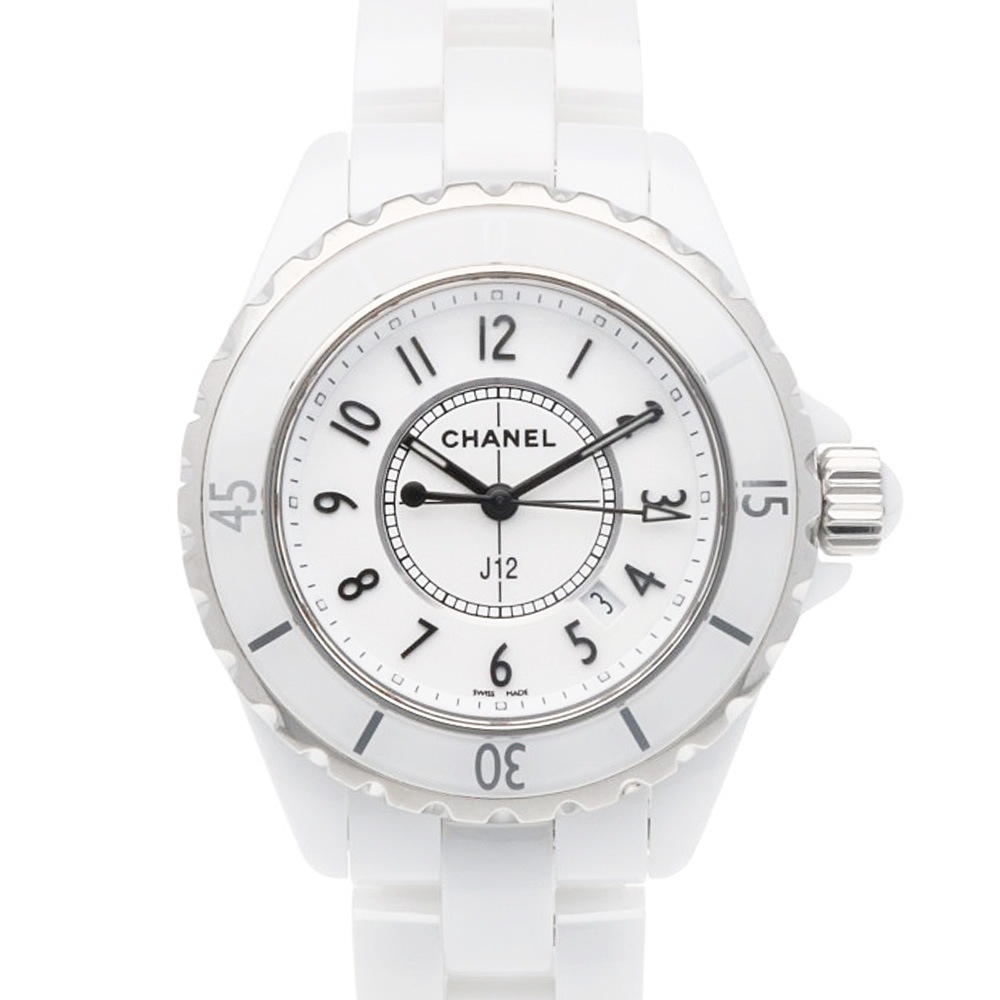 シャネル J12 腕時計 ステンレススチール H0968 クオーツ 1年保証 CHANEL 中古 209,000円