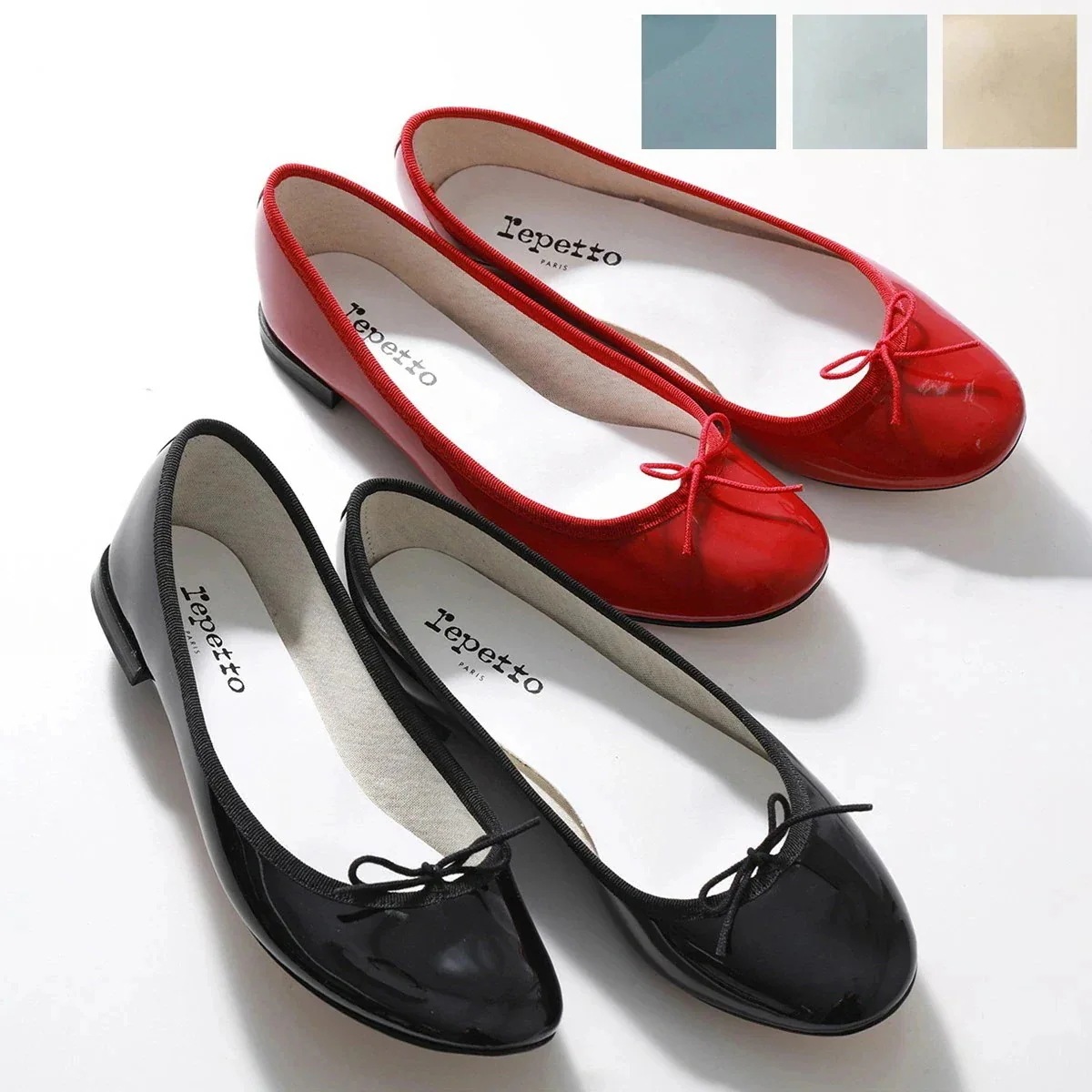 repetto レペット バレエシューズ VERNIS CENDRILLON AD BB べべ V086V レディース パテントレザー フラットパンプス 靴 カ 【mega】