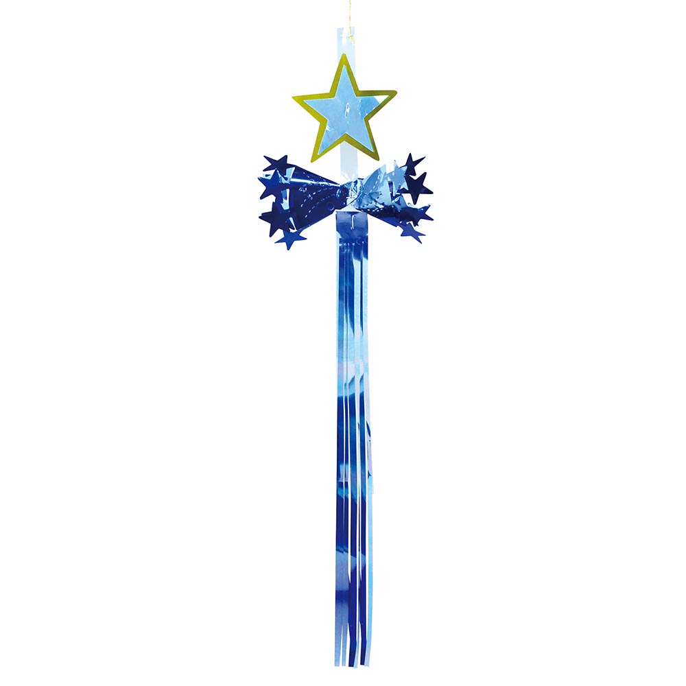 （まとめ買い）ササガワ 七夕用品 七夕飾り スター吹流し 青 1個入 46-7160 [x5] 5,468円