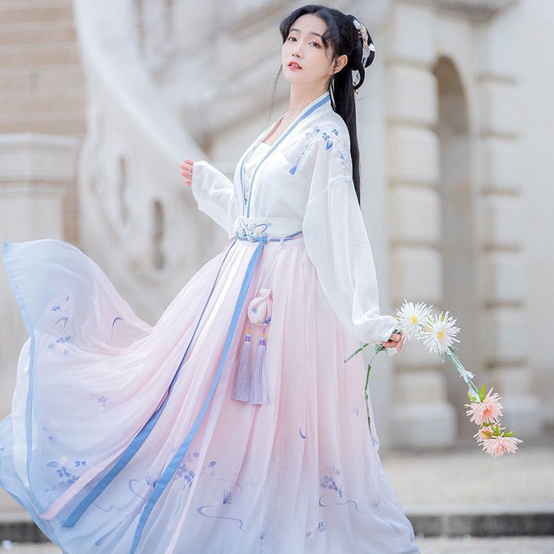 チャイナ服 漢服 セットアップ レディース ワンピース プレ衣装 豪華華流 唐装漢服 中国風 宮廷衣装 チャイナドレス ドレス 舞台ステージ衣装-650