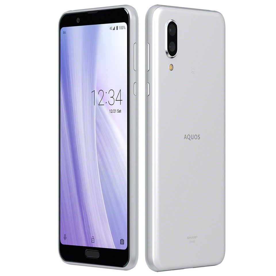 AQUOS sense3 plus SHV46 64GB メモリ6GB 6.0インチ 大容量バッテリー アウトレット 特典付 au版 SIMロック解除済 as3pwh-b89y7