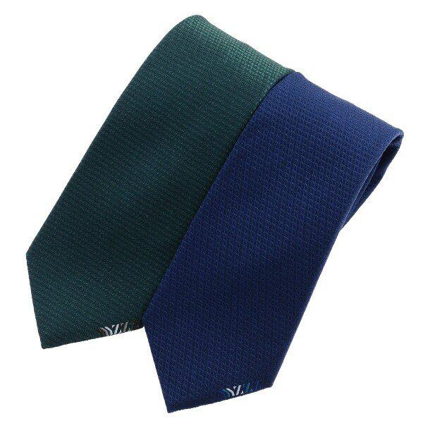YJESF3929_YZ モチーフ ワンポイント シルク ネクタイ