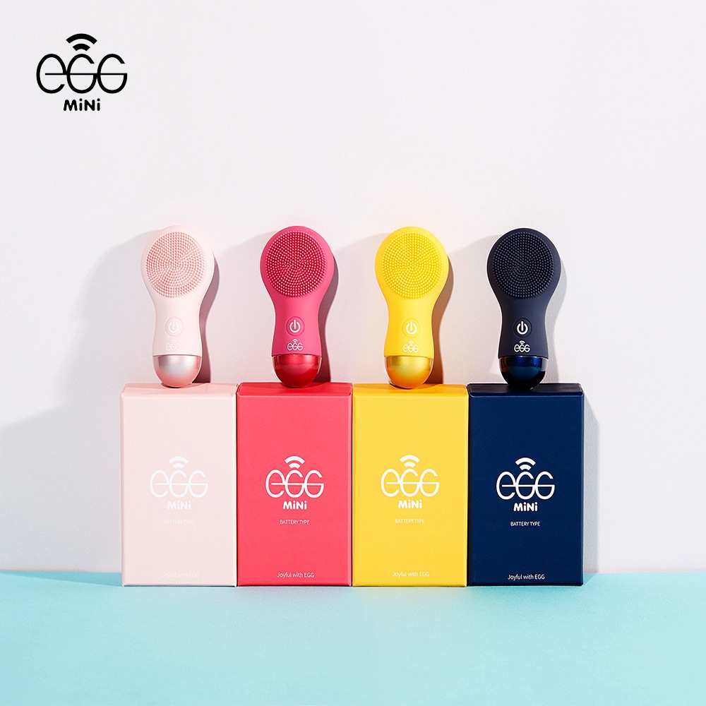 Egg Cleansing Device Mini 電動洗顔器 振動 クレンザー 洗顔器 旅行用 ブラックヘッド/ニキビ除去/毛穴ケア/顔マッサージ/シリコンブラシ 10,219円