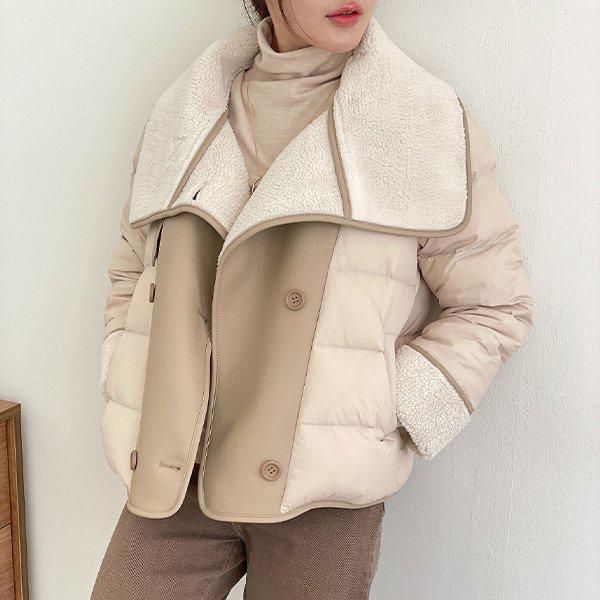 （OT）クリックアヒルの羽毛ダブルパディングジャンパー 15,631円