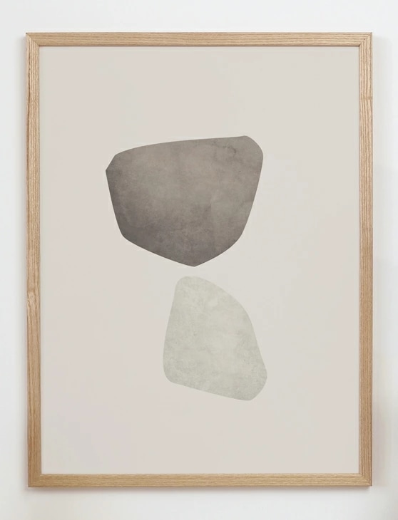 CARO CARO PRINTS Abstract Neutral Art Print 2