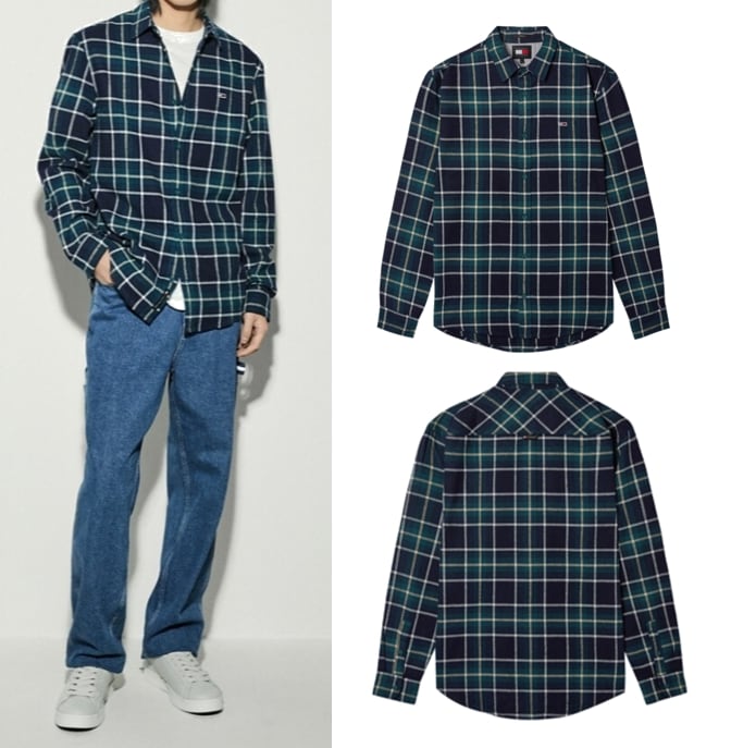Mens Flannel Checkered Shirt (T32E7WSH15TMT1 )