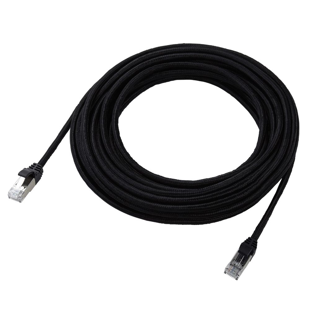 エレコム Cat8 LANケーブル 高耐久 ストレート RoHS指令適合 10m（ブラック） LDOCMBK100