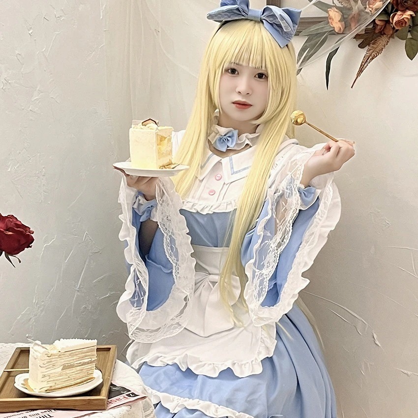 ロリータドレスロリータ洋装ロリー優しい女の子コスプレ衣装メイドワンピース和服コスチュームコスチューム