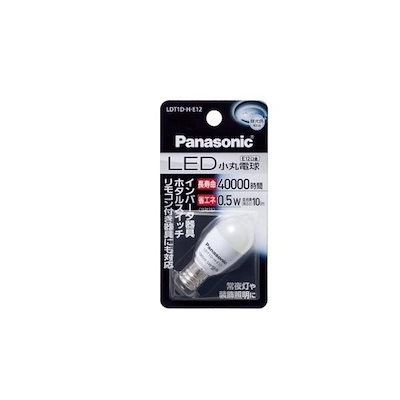 他サイト： パナソニック LDT1DHE12 LED電球 小丸電球 0.5W(昼光色)の商品画像