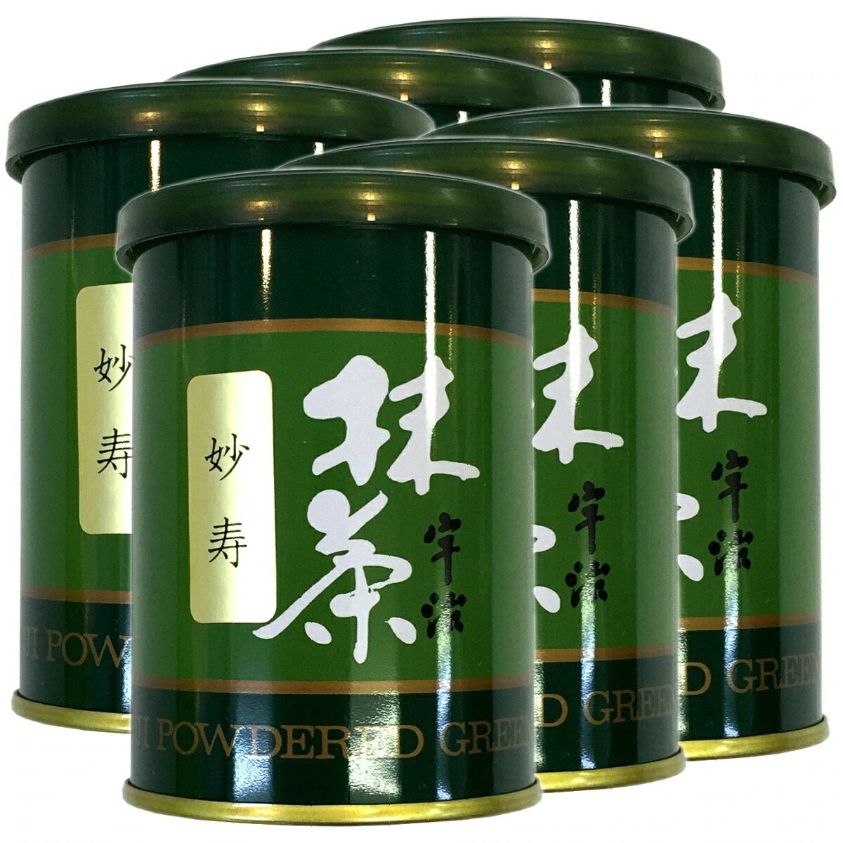 高級宇治抹茶 抹茶 粉末 妙寿 40g6缶セット 京都宇治の粉末のお抹茶です！ 製菓用などにもご使用できます！ 抹茶 粉末 高級 国産 ギフト プレゼント 父の日 御中元 2026 プチギフト お茶