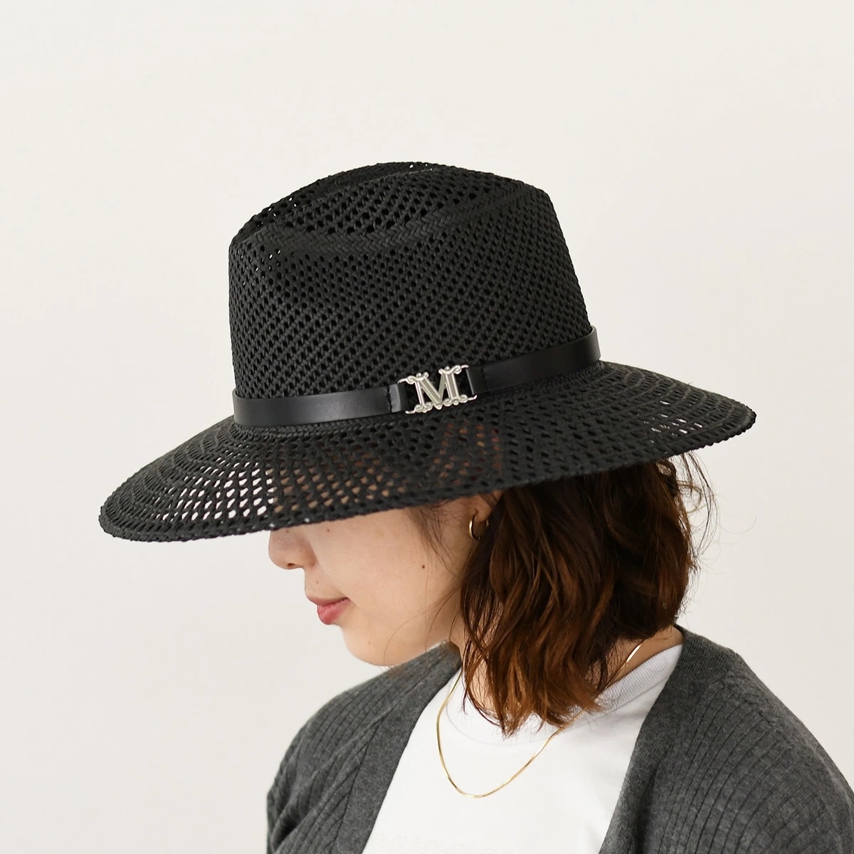 帽子 ハット バケットハット MAROCCO マロッコ ペーパー サンハット 2514571022600 レディース ブラック バケハ 春夏 センタークリース