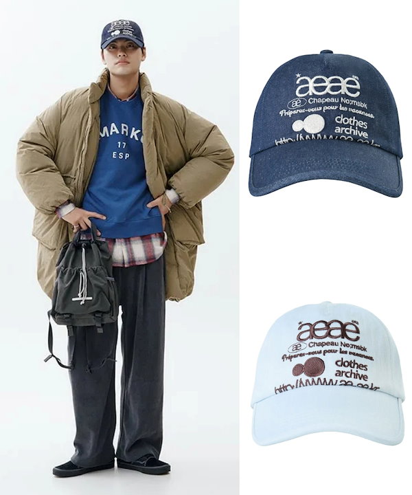 Qoo10 aeae WEB LOGO DENIM ロゴ キャ