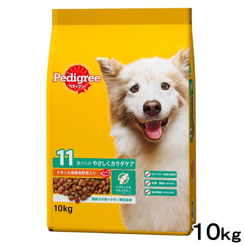 ドッグフード　１１歳から用　ヘルシーチキン＆緑黄色野菜入り　１０ｋｇ　お一人様２点限り　ＣＲＣ45―05―40―40―00