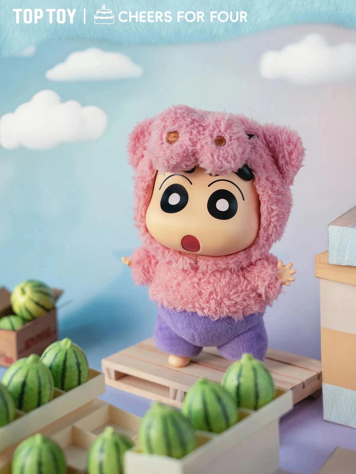 TOPTOY クレヨンしんちゃん ぬいぐるみ キーリング 1ボックス4個入り