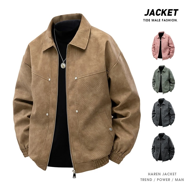 【今だけ20％OFFクーポン】メンズ レザージャケット カジュアルジャケット かっこいい 革ジャン PU ジップアップ コート アウター ジャケット 防寒 春秋冬 大きいサイズ ジャンパー ライダース