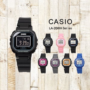 選べる CASIO レディース 腕時計 ゆうパケット LA-20WH シリーズ チープカシオ チプカシ スクエア デジタル モデル キッズ かわいい 小さい カジュアル おしゃれ アクセ ウォッチ