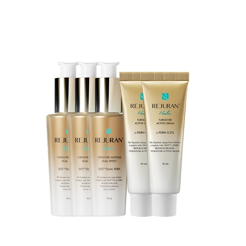 リジュランヒーラーデュアルエフェクトアンプル30mL 3個+ターンオーバーアクティブクリーム50mL 2個