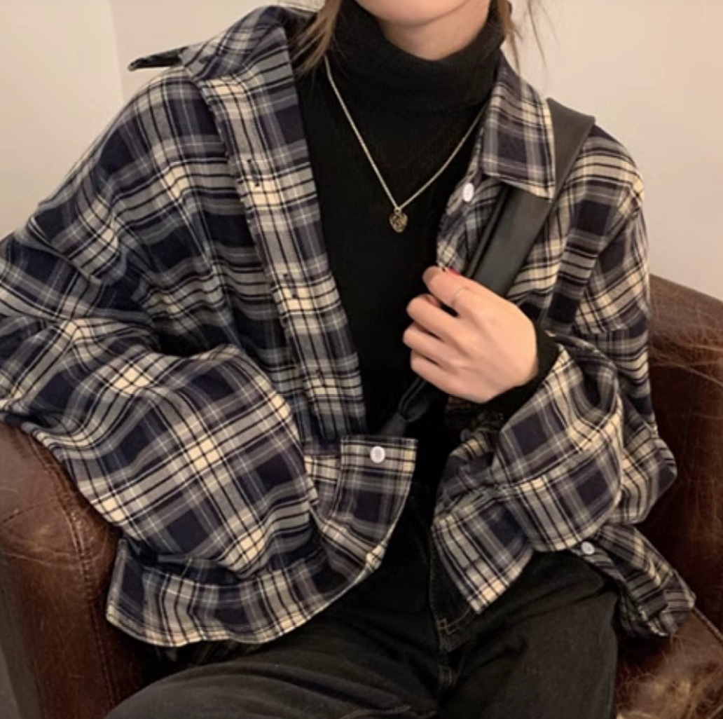 トップス シャツ ブラウス 長袖 かわいい 大人可愛い カジュアル 上品 おしゃれ かっこいい レトロ こなれ感 ラフ メンズライク ガーリー ルーズ 個性的 クール モード系 主役級 存在感 抜け感 5,443円