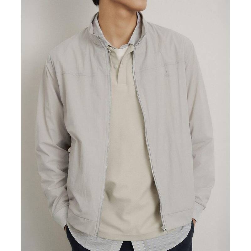BEANPOLE MEN 軽量ショートアウター - ライトグレー BC6339C182 405957