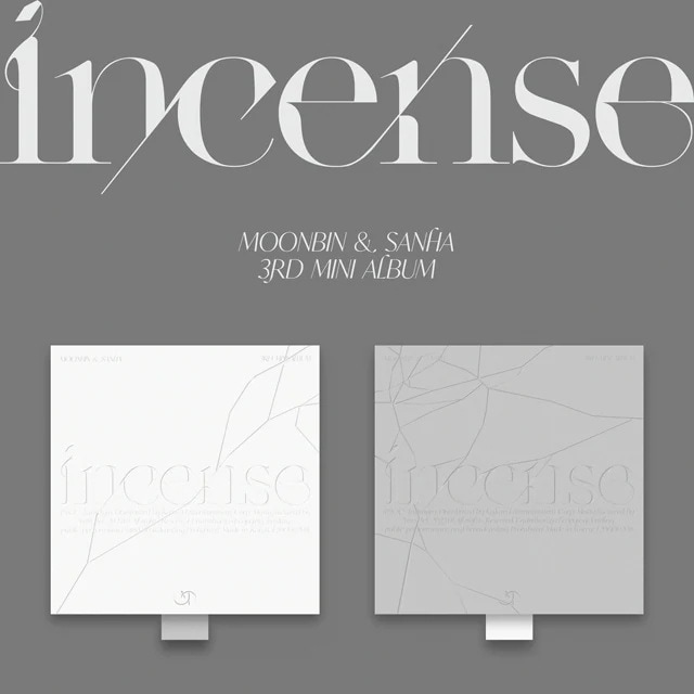 CD Kpop Album / MOONBIN&SANHA ムンビンサナ(ASTRO) / INCENSE 　2種セット
