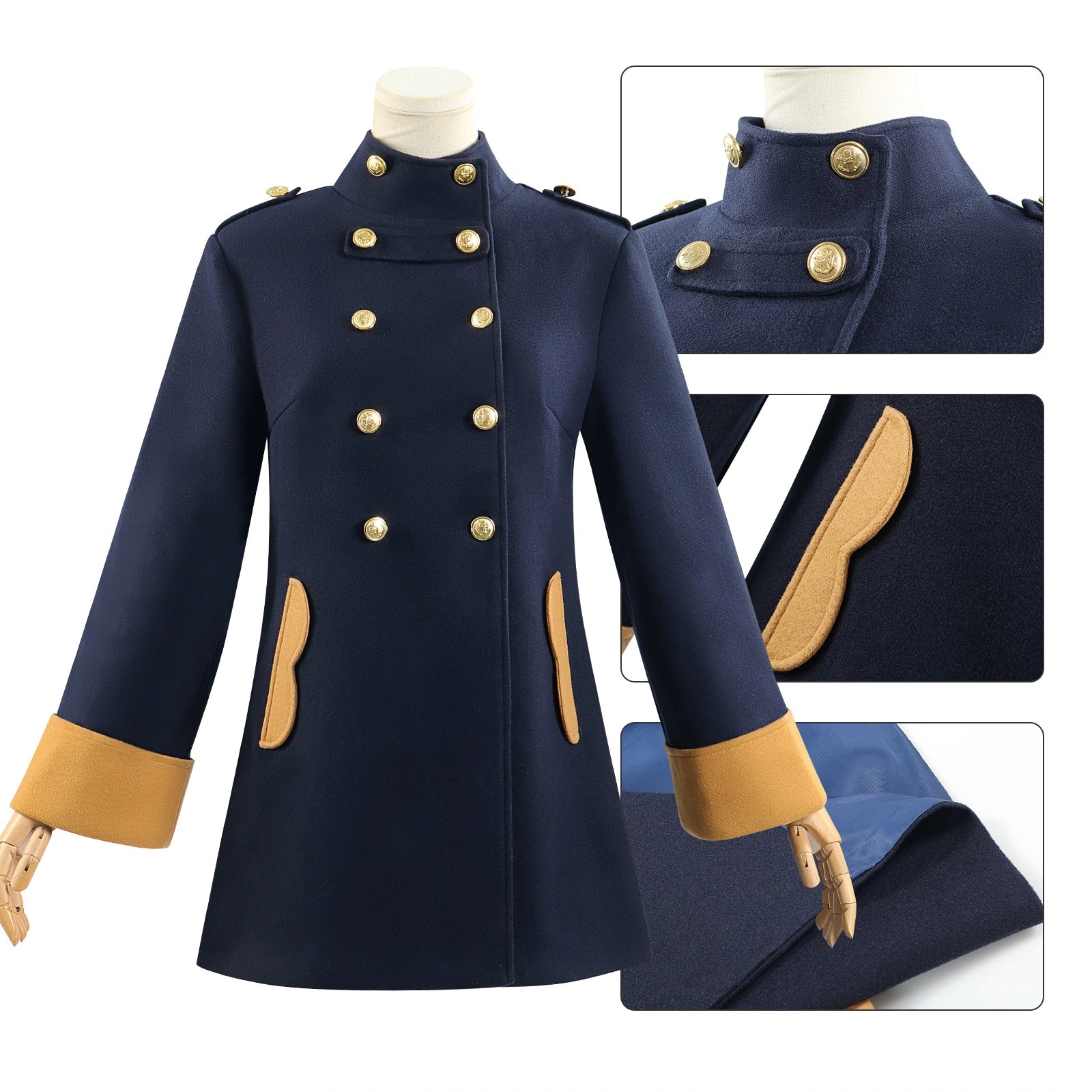 アイドルイベントコスプレ服星光学園星宮ベリー冬制服コスプレ冬コートツイードコート