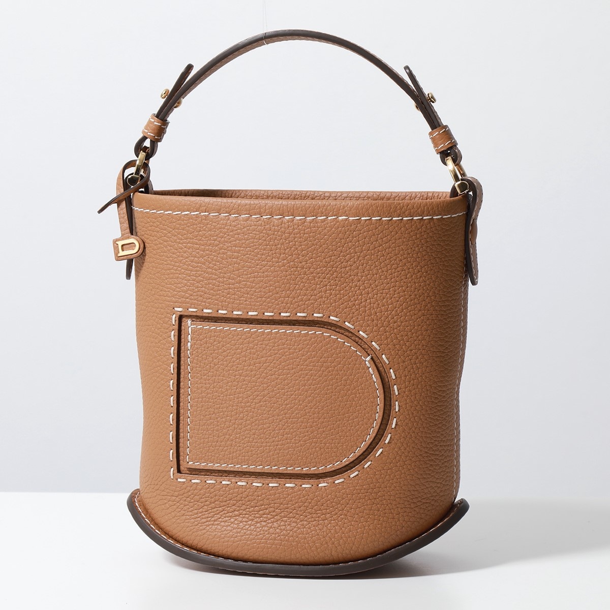DELVAUX デルヴォー ハンドバッグ Pin Mini Bucket ピン ミニ AA0607ATT0ADNDO レディース レザー バケットバッグ 鞄 Vegetal-Ivory