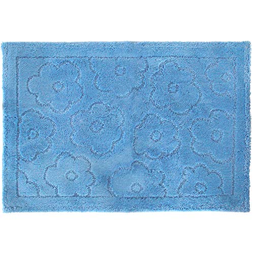 オカ(OKA) 乾度良好 サニー バスマット 約60×85cm ブルー (お風呂マット 大判 浴室 おしゃれ 洗面所 足ふきマット 抗菌 防臭) 5,449円